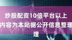 炒股配资10倍平台以上内容为本站据公开信息整理