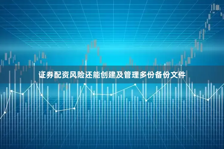 证券配资风险还能创建及管理多份备份文件